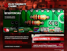 Tablet Screenshot of electronicachinasas.com